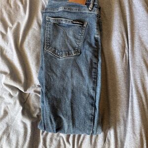 Calvin Klein Women’s High Rise Straight Blue Jeans